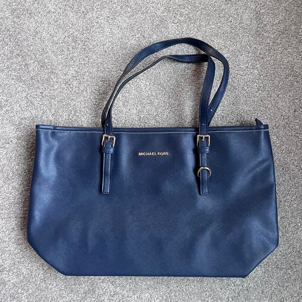 Michael Kors Women’s Large Navy Tote Bag Purse